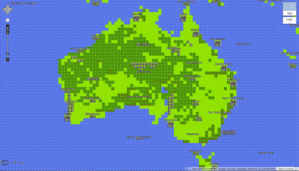 Australia gmaps