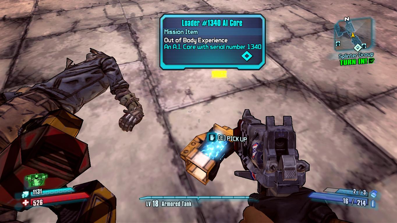 Borderlands 2 Guide Side QuestOut Of Body Experience
