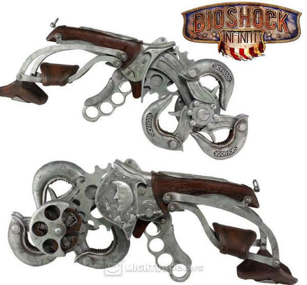 Source: http://media.mightyape.net.nz/images/products/20871626/BioShock-Infinite-Sky-Hook-Replica-14063727-5.jpeg gaming collectibles