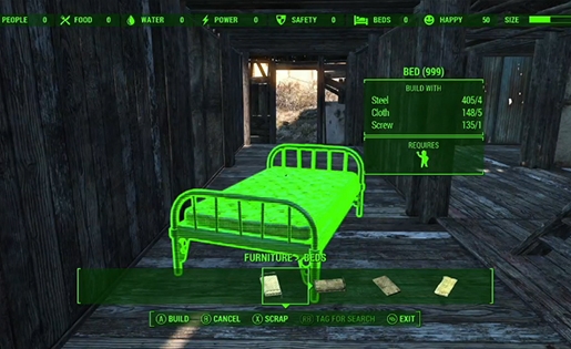 Fallout 4 Settlements Beds