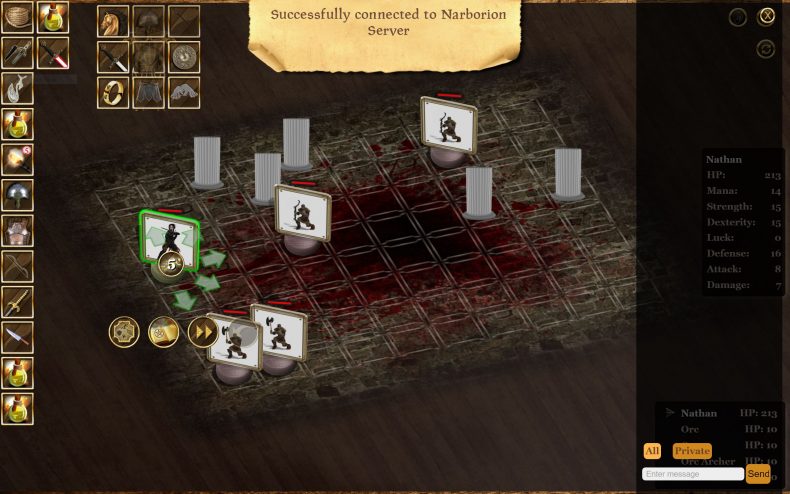 Tactical RPG Fantasy Adventure Narborion Saga Launches on March 21st Narborion Saga combat