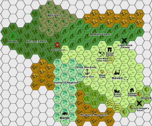 West Marches Hex Map