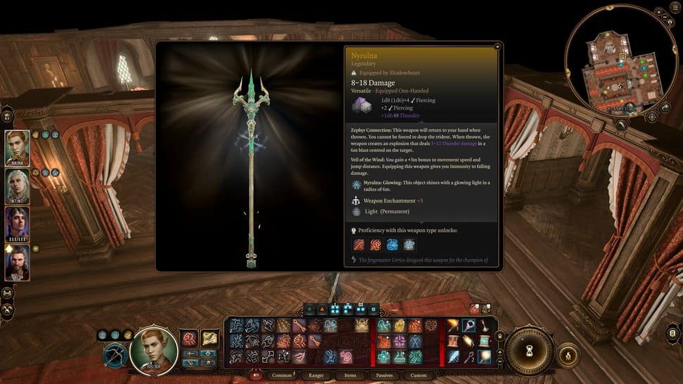 Nyrulna legendary item